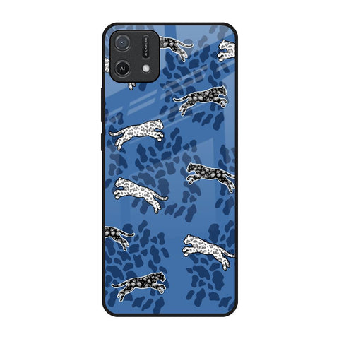 Blue Cheetah Oppo A16K Glass Back Cover Online
