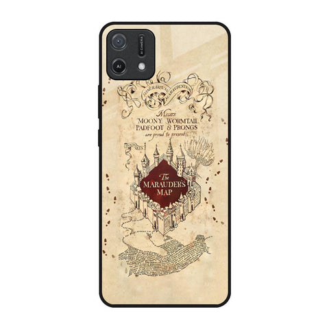 Magical Map Oppo A16K Glass Back Cover Online