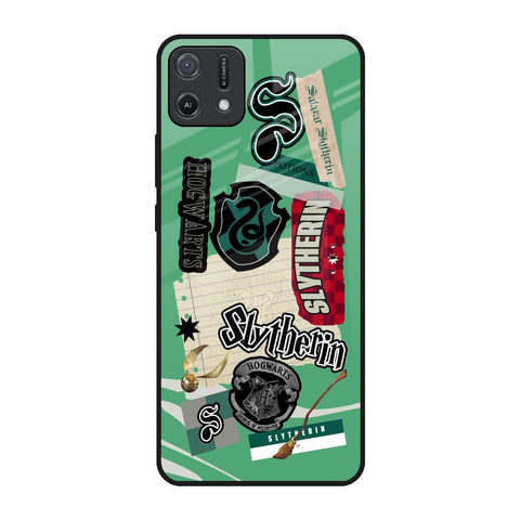 Slytherin Oppo A16K Glass Back Cover Online