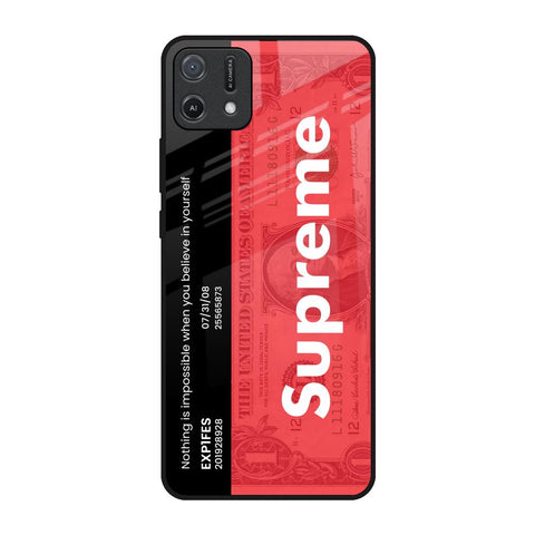 Supreme Ticket Oppo A16K Glass Back Cover Online
