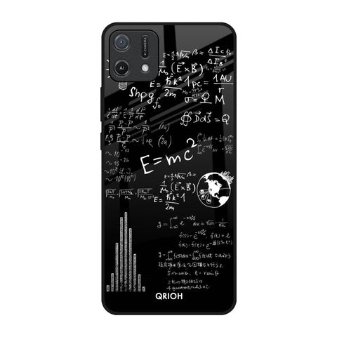 Funny Math Oppo A16K Glass Back Cover Online