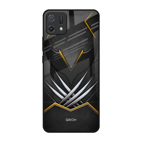 Black Warrior Oppo A16K Glass Back Cover Online