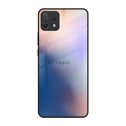 Blue Mauve Gradient Oppo A16K Glass Back Cover Online