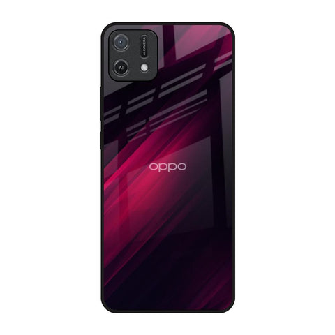 Razor Black Oppo A16K Glass Back Cover Online