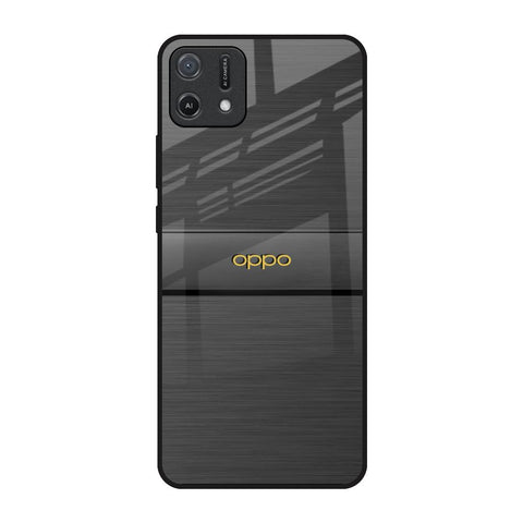 Grey Metallic Glass Oppo A16K Glass Back Cover Online