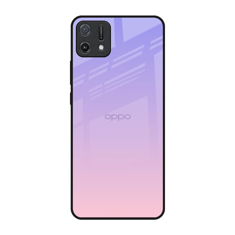 Lavender Gradient Oppo A16K Glass Back Cover Online