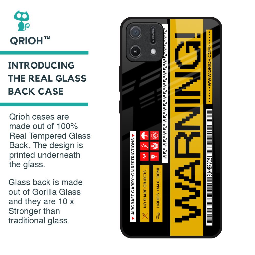 Aircraft Warning Glass Case for Oppo A16K