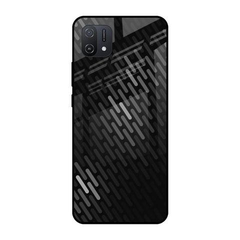 Dark Abstract Pattern Oppo A16K Glass Cases & Covers Online
