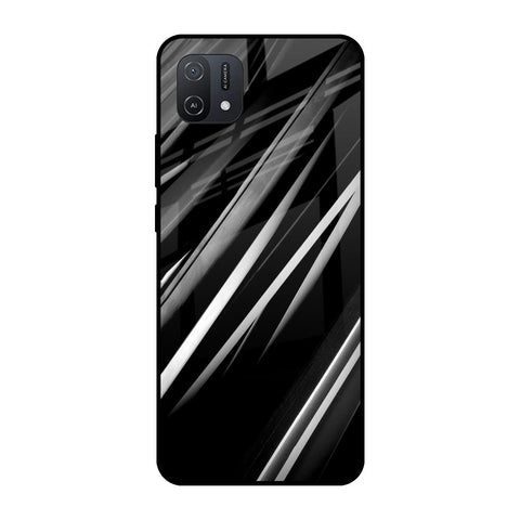 Black & Grey Gradient Oppo A16K Glass Cases & Covers Online