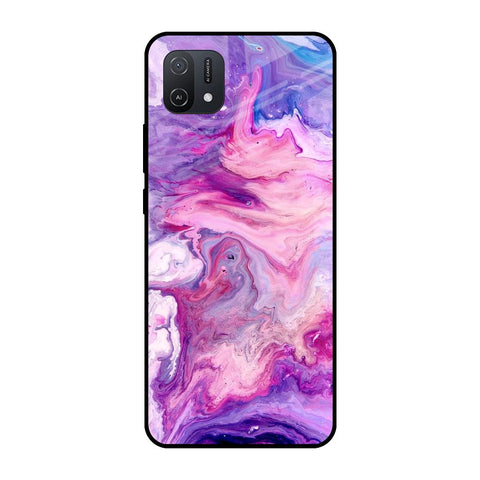 Cosmic Galaxy Oppo A16K Glass Cases & Covers Online