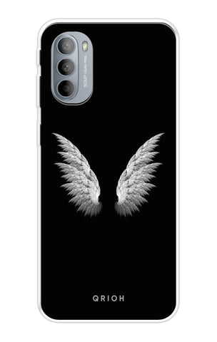 White Angel Wings Motorola Moto G31 Back Cover