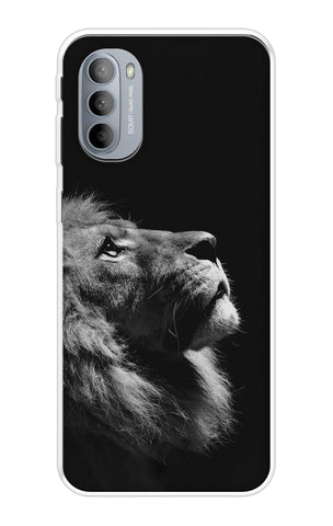 Lion Looking to Sky Motorola Moto G31 Back Cover