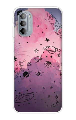Space Doodles Art Motorola Moto G31 Back Cover