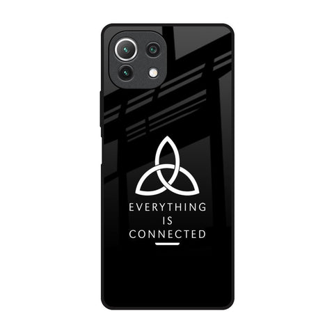 Everything Is Connected Mi 11 Lite NE 5G Glass Back Cover Online