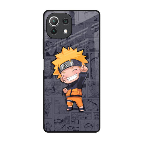 Orange Chubby Mi 11 Lite NE 5G Glass Back Cover Online