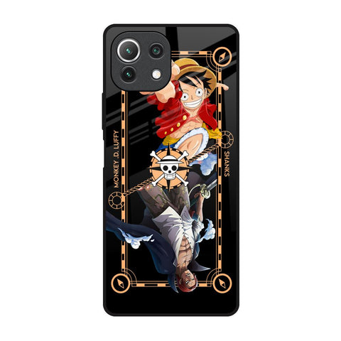 Shanks & Luffy Mi 11 Lite NE 5G Glass Back Cover Online