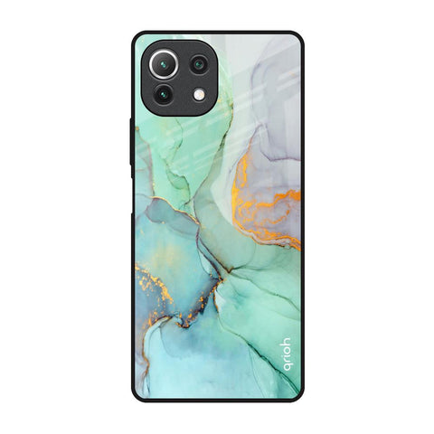 Green Marble Mi 11 Lite NE 5G Glass Back Cover Online