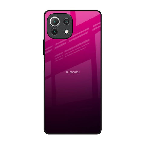 Purple Ombre Pattern Mi 11 Lite NE 5G Glass Back Cover Online