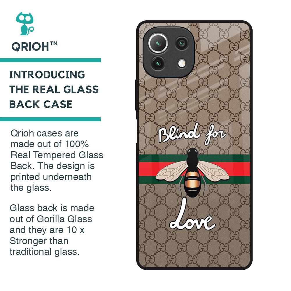 Blind For Love Glass Case for Mi 11 Lite NE 5G