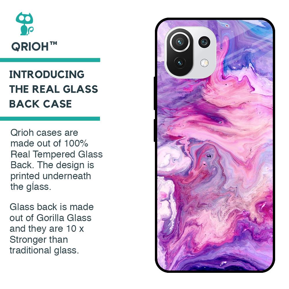 Cosmic Galaxy Glass Case for Mi 11 Lite NE 5G