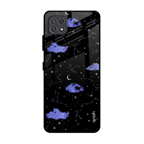 Constellations Samsung Galaxy F42 5G Glass Back Cover Online