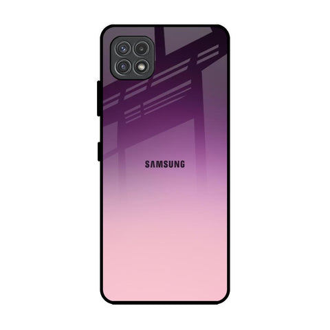 Purple Gradient Samsung Galaxy F42 5G Glass Back Cover Online