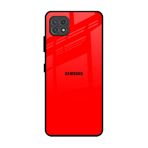 Blood Red Samsung Galaxy F42 5G Glass Back Cover Online