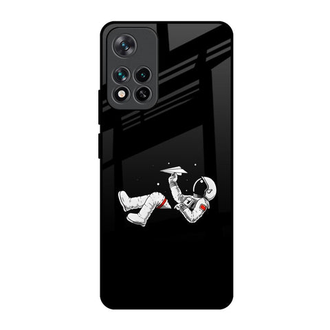 Space Traveller Mi 11i HyperCharge Glass Back Cover Online