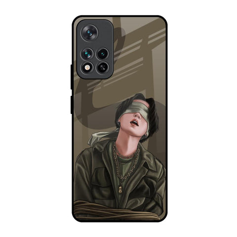 Blind Fold Mi 11i HyperCharge Glass Back Cover Online