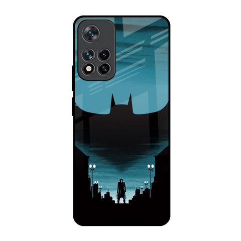 Cyan Bat Mi 11i HyperCharge Glass Back Cover Online