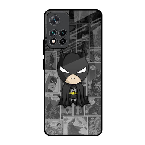 Cartoon Art Mi 11i HyperCharge Glass Back Cover Online