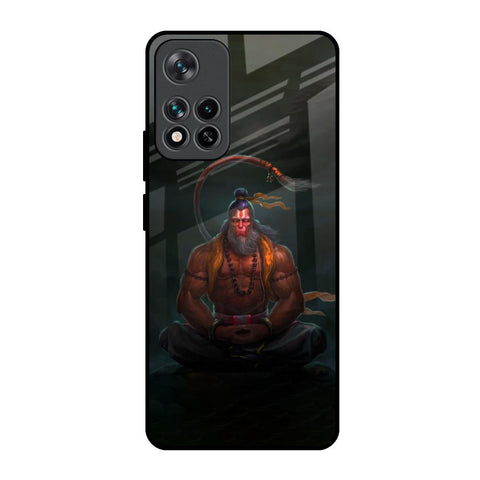 Lord Hanuman Animated Mi 11i HyperCharge Glass Back Cover Online