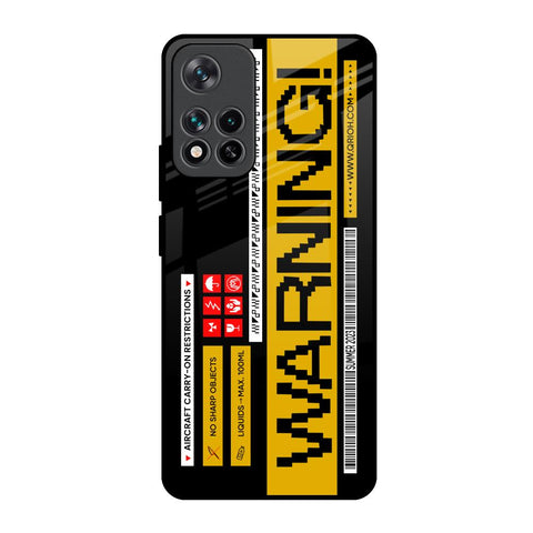 Aircraft Warning Mi 11i HyperCharge Glass Back Cover Online