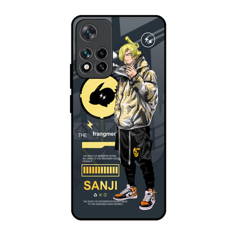 Cool Sanji Mi 11i HyperCharge Glass Back Cover Online