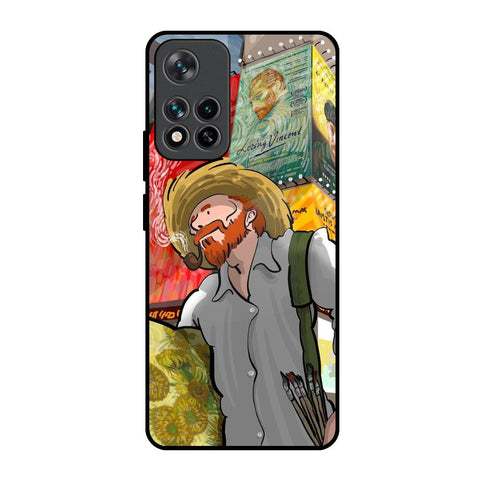 Loving Vincent Mi 11i HyperCharge Glass Back Cover Online