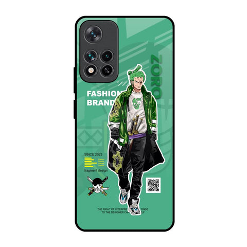 Zoro Bape Mi 11i HyperCharge Glass Back Cover Online