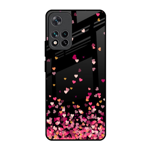 Heart Rain Fall Mi 11i HyperCharge Glass Back Cover Online