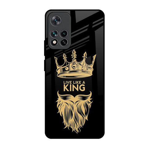 King Life Mi 11i HyperCharge Glass Back Cover Online