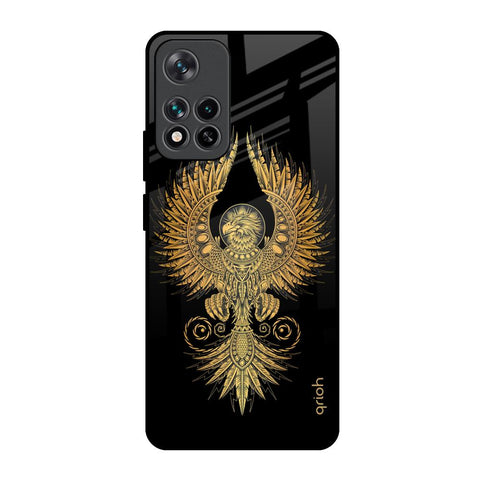Mythical Phoenix Art Mi 11i HyperCharge Glass Back Cover Online