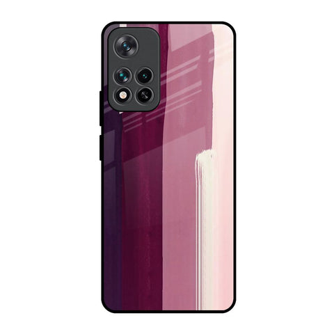 Brush Stroke Art Mi 11i HyperCharge Glass Back Cover Online