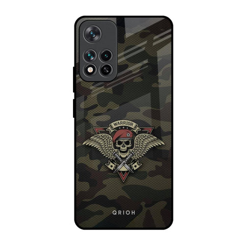 Army Warrior Mi 11i HyperCharge Glass Back Cover Online