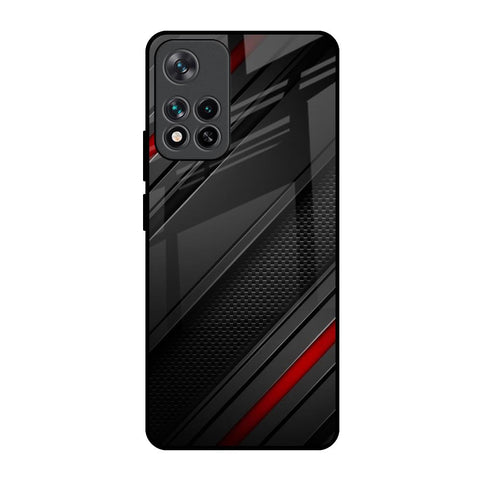Modern Abstract Mi 11i HyperCharge Glass Back Cover Online