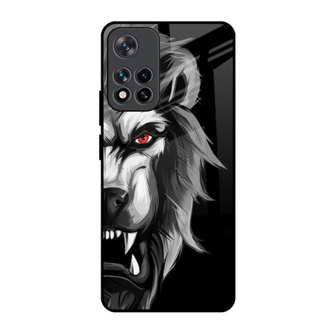 Wild Lion Mi 11i HyperCharge Glass Back Cover Online
