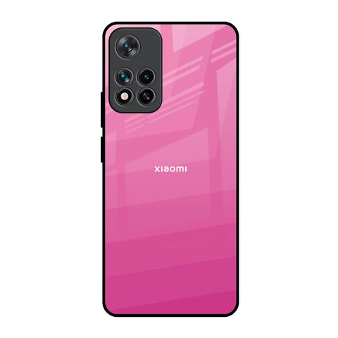Pink Ribbon Caddy Mi 11i HyperCharge Glass Back Cover Online