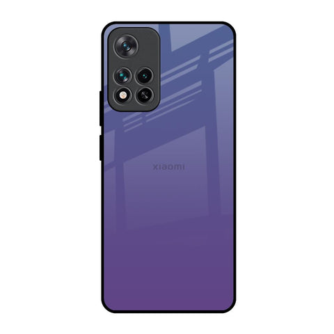 Indigo Pastel Mi 11i HyperCharge Glass Back Cover Online