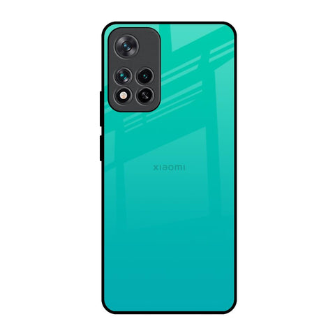 Cuba Blue Mi 11i HyperCharge Glass Back Cover Online