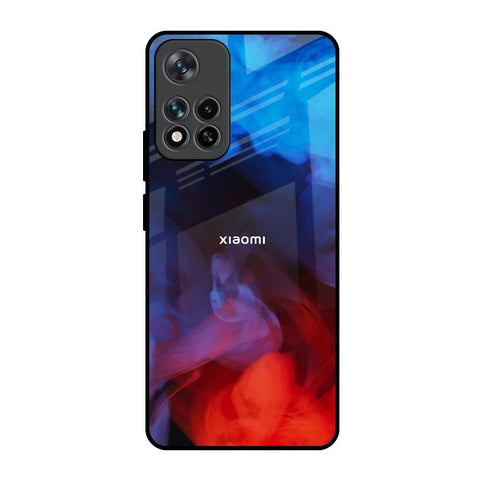 Dim Smoke Mi 11i HyperCharge Glass Back Cover Online