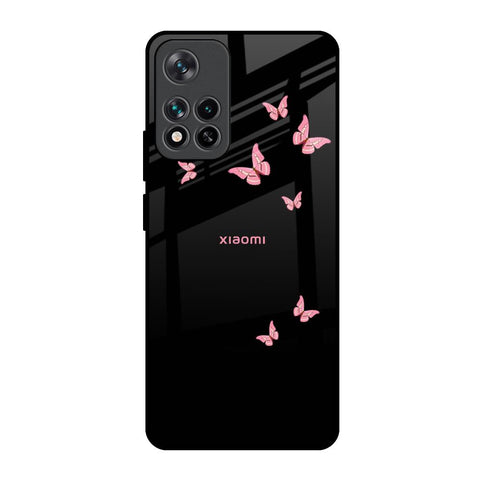 Fly Butterfly Mi 11i HyperCharge Glass Back Cover Online