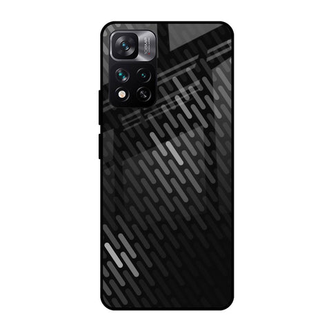Dark Abstract Pattern Mi 11i HyperCharge Glass Cases & Covers Online