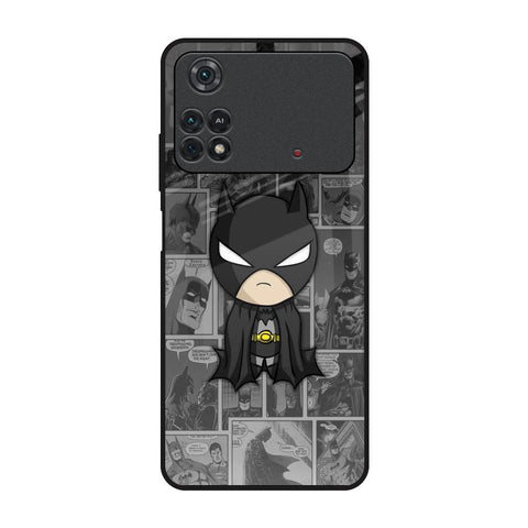 Cartoon Art Poco M4 Pro Glass Back Cover Online